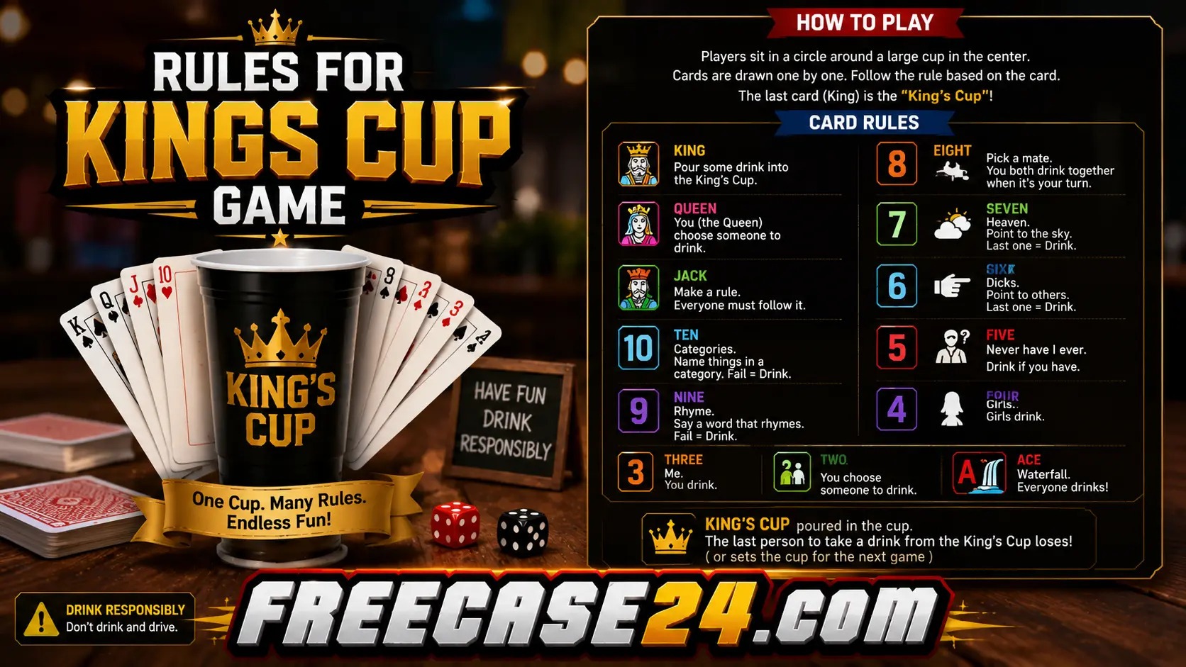 Rules for Kings Cup Game: Simple Guide for Beginners